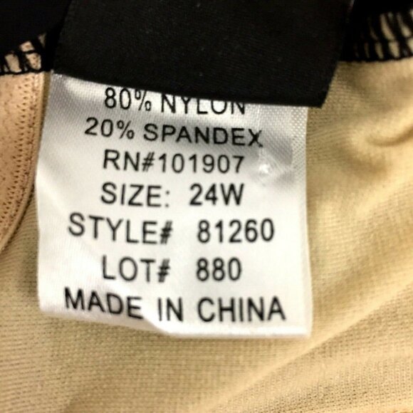 Shore Shapes Plus 1 Pc Bathing Swim Suit 24W - Picture 4 of 5